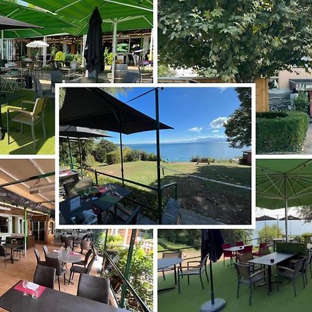 Hotel Restaurant De La Plage Gland Buitenkant foto