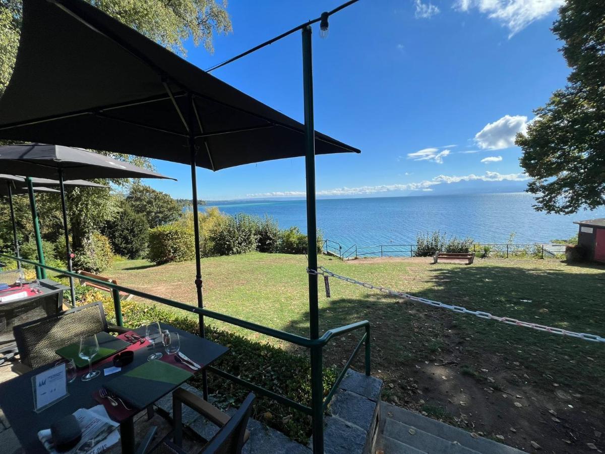 Hotel Restaurant De La Plage Gland Buitenkant foto
