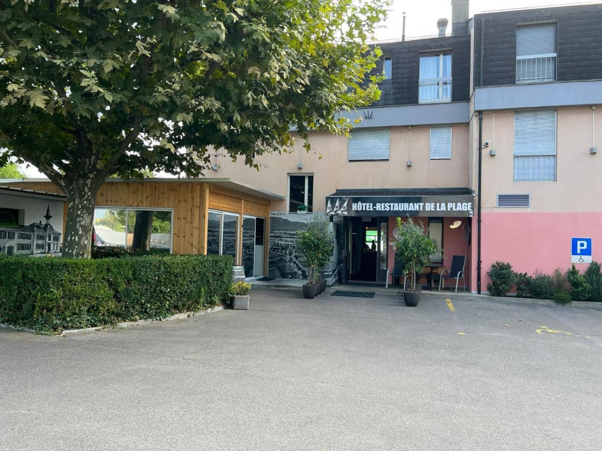 Hotel Restaurant De La Plage Gland Buitenkant foto
