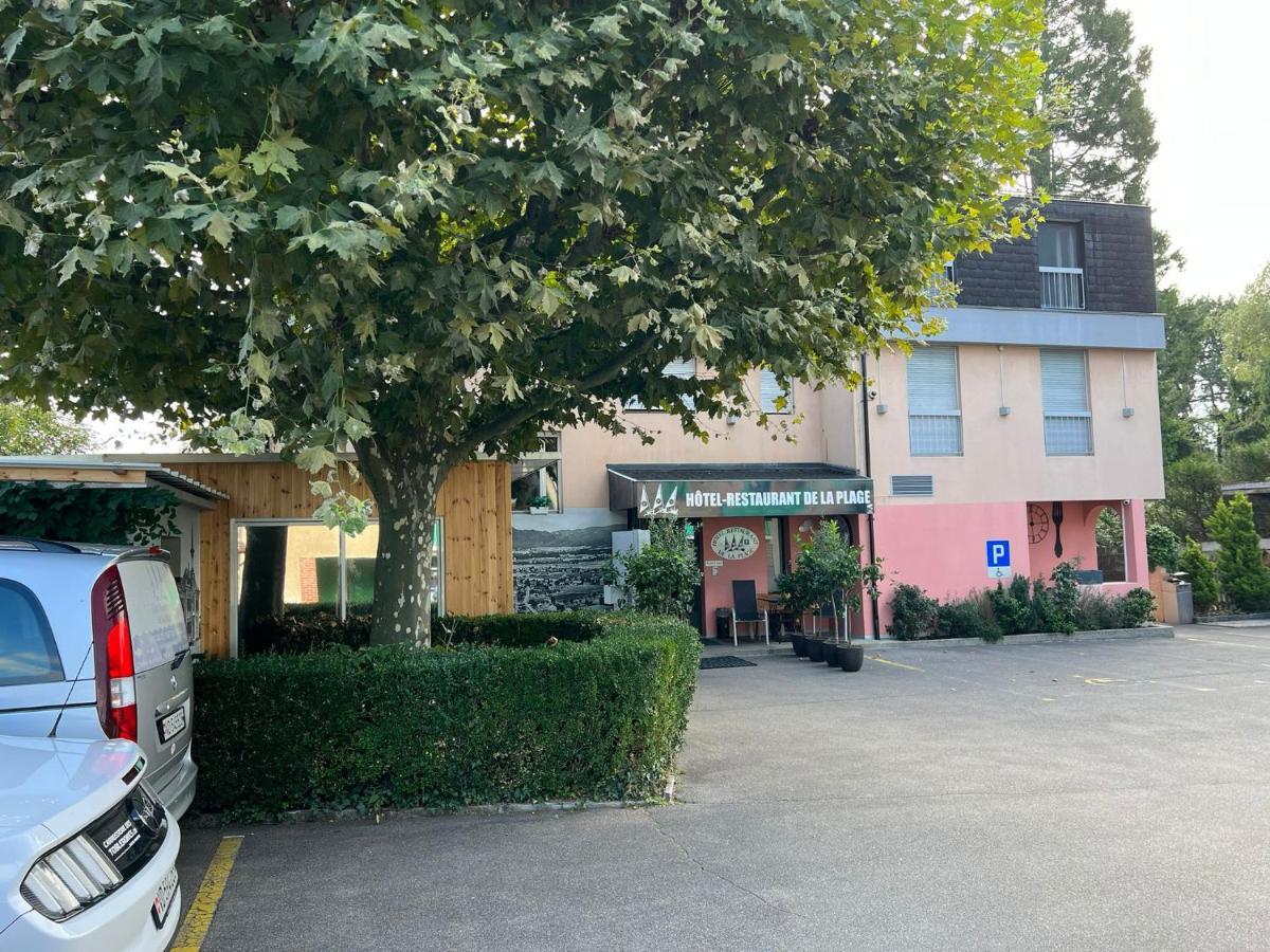 Hotel Restaurant De La Plage Gland Buitenkant foto